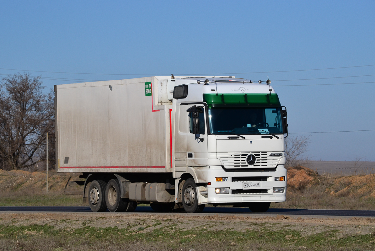 Липецкая область, № К 009 МК 48 — Mercedes-Benz Actros ('1997) 2535