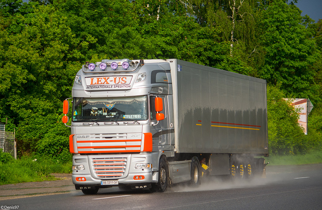 Винницкая область, № АВ 3311 СК — DAF XF105 FT