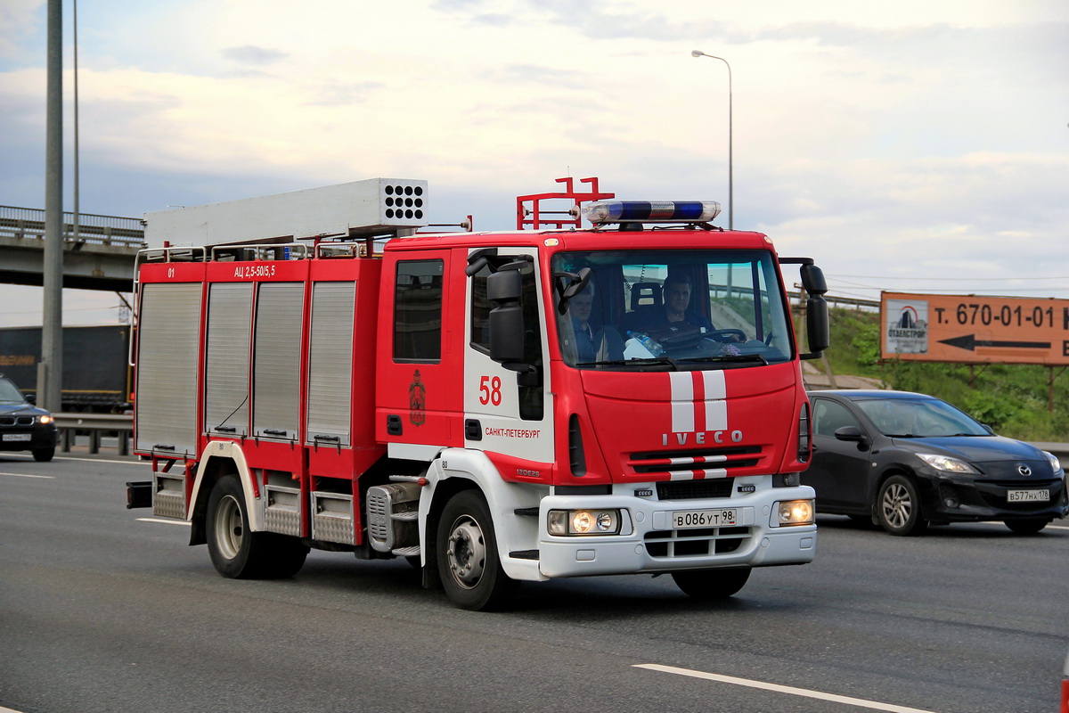 Санкт-Петербург, № В 086 УТ 98 — IVECO EuroCargo ('2008)