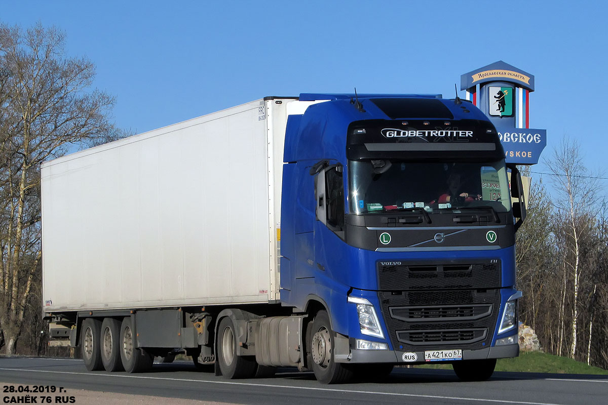 Смоленская область, № А 421 КО 67 — Volvo ('2012) FH.460