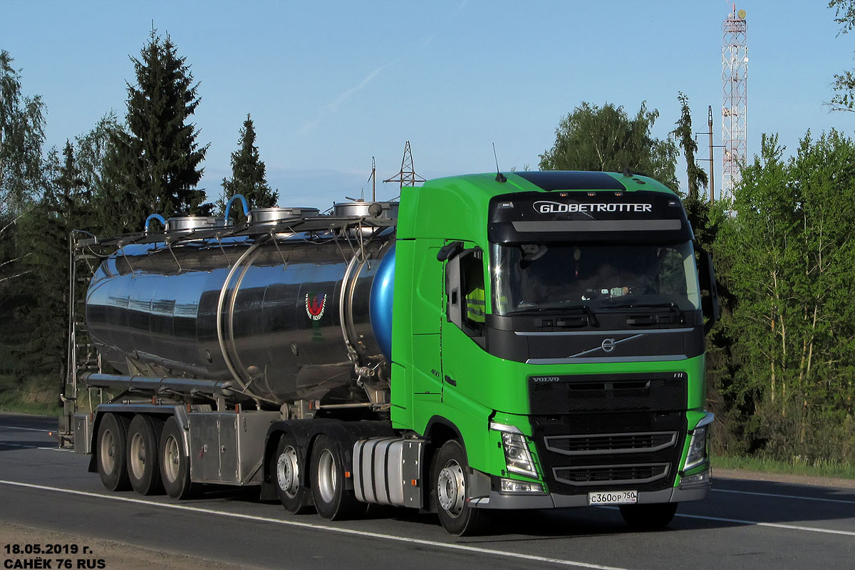 Московская область, № С 360 ОР 750 — Volvo ('2012) FH.460 [X9P]