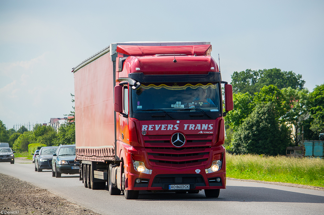 Закарпатская область, № АО 8603 СК — Mercedes-Benz Actros ('2011) 1845