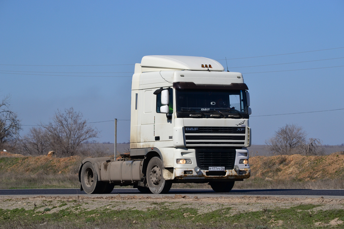 Волгоградская область, № Р 177 РУ 34 — DAF XF95 FT