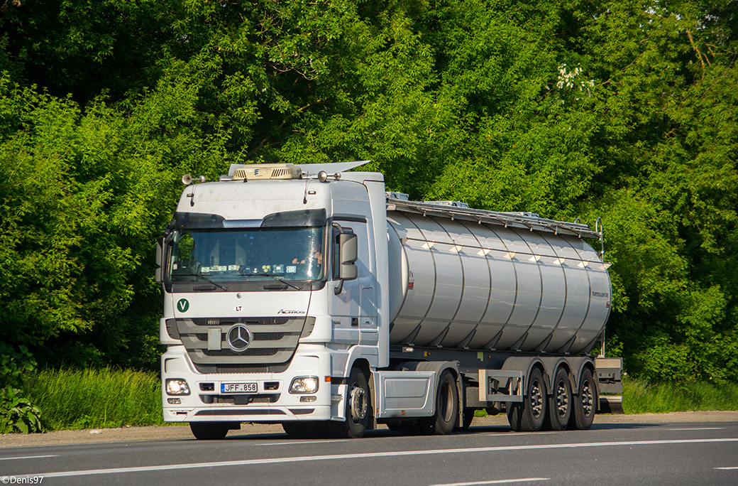 Литва, № JFF 858 — Mercedes-Benz Actros ('2009) 1844