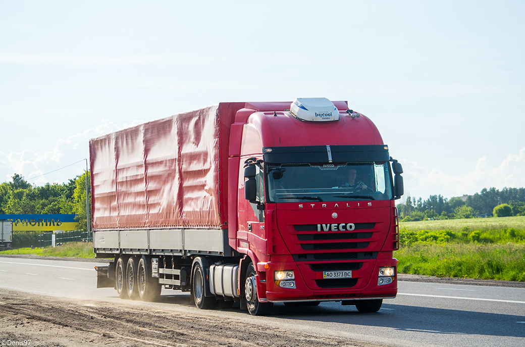 Закарпатская область, № АО 3373 ВС — IVECO Stralis ('2007) 450