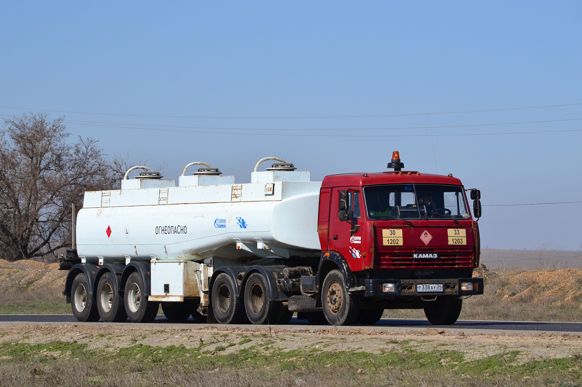 Волгоградская область, № Р 338 АУ 34 — КамАЗ-54115-15 [54115R]