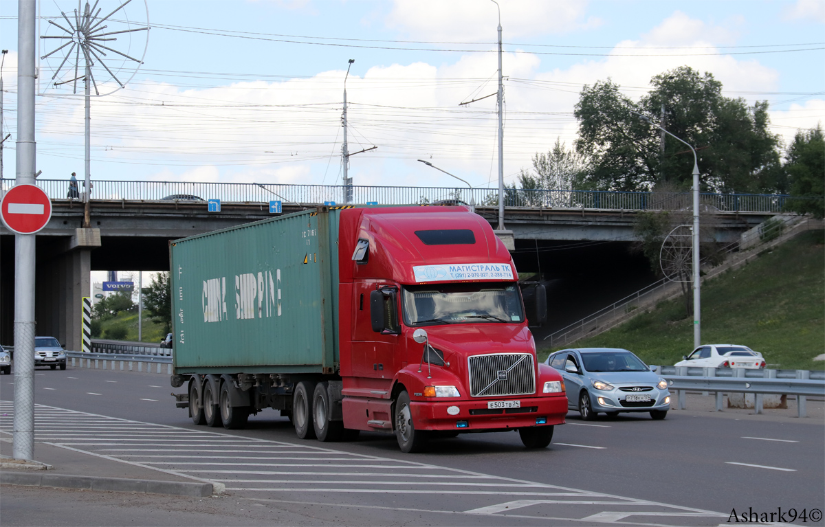 Красноярский край, № Е 503 ТВ 24 — Volvo VNL660