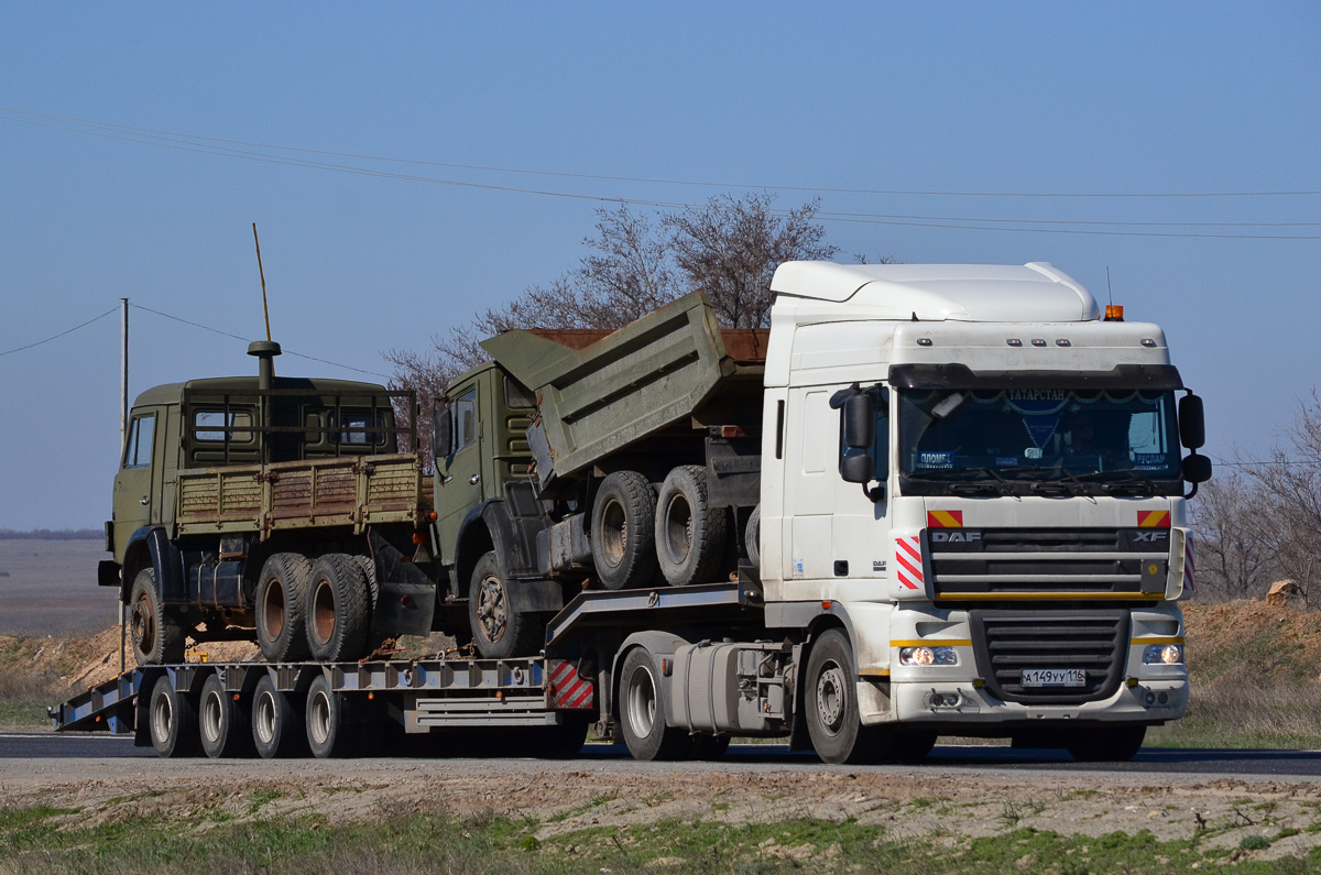 Татарстан, № А 149 УУ 116 — DAF XF105 FT