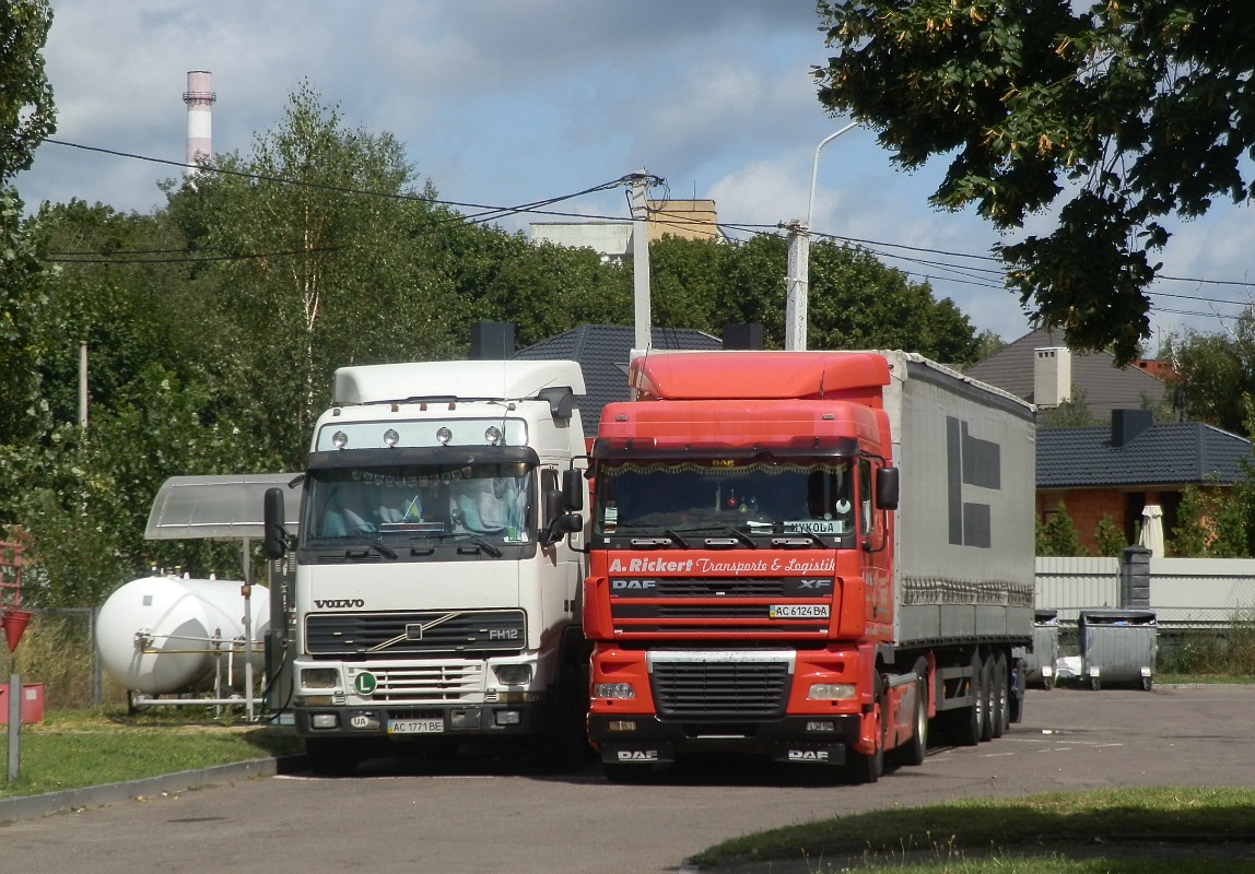 Волынская область, № АС 6124 ВА — DAF XF95 FT