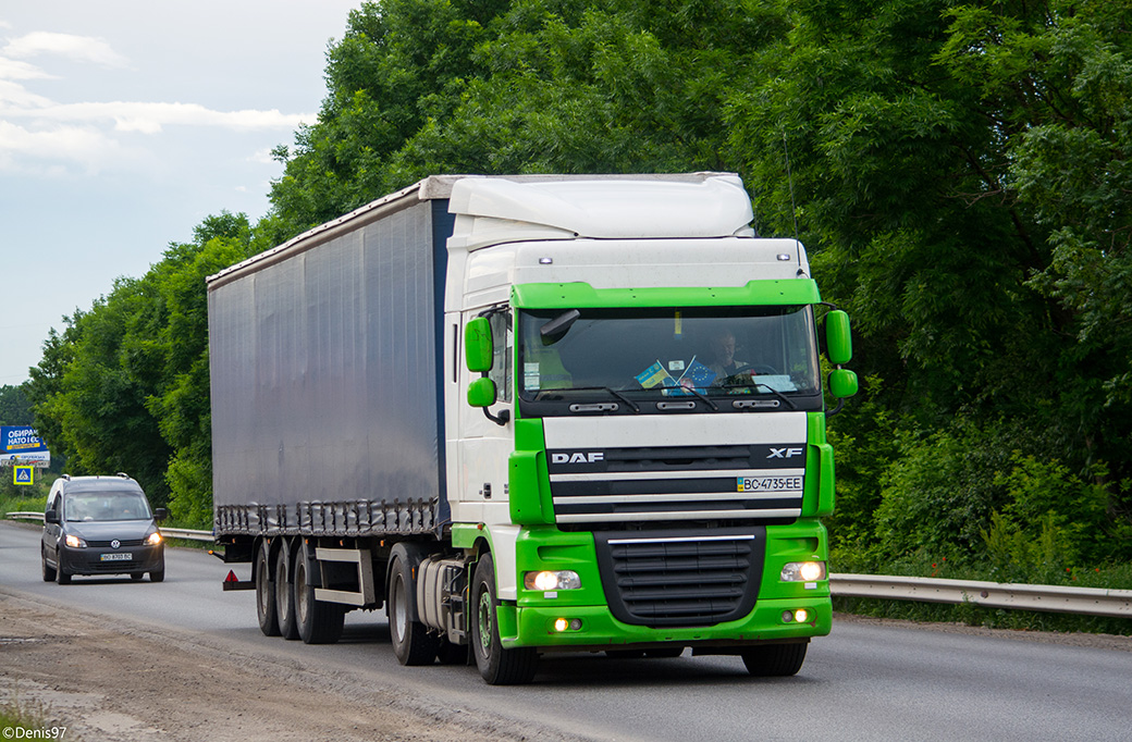 Львовская область, № ВС 4735 ЕЕ — DAF XF105 FT