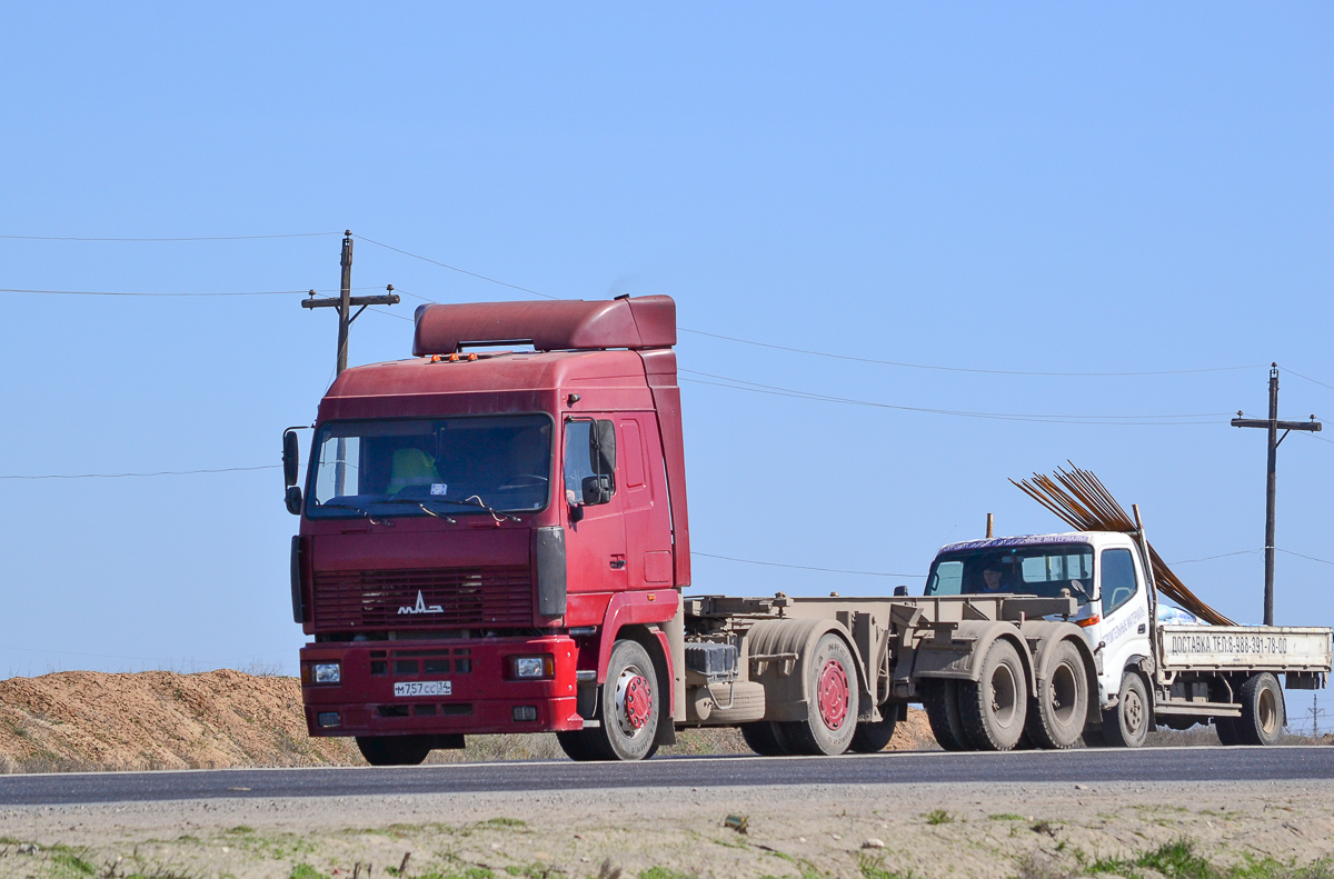 Волгоградская область, № М 757 СС 34 — МАЗ-544008