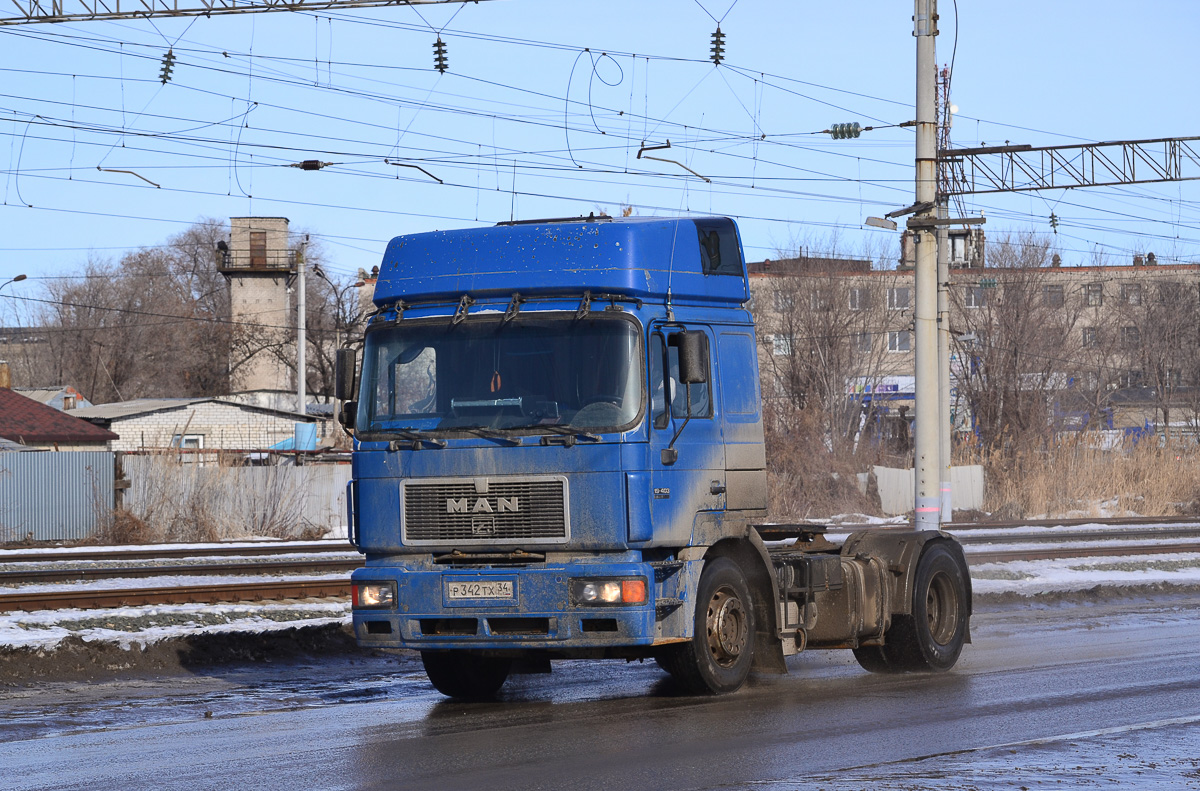 Волгоградская область, № Р 342 ТХ 34 — MAN F2000 (общая модель)