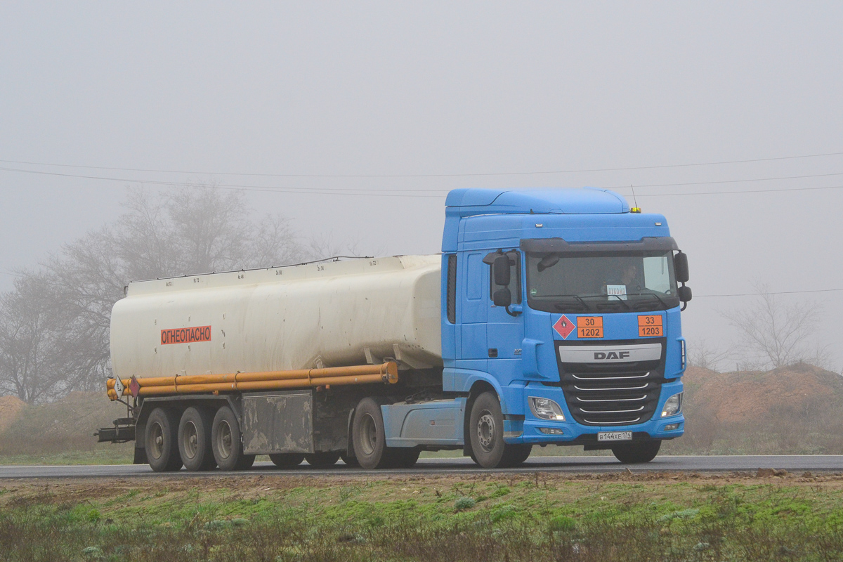 Волгоградская область, № В 144 ХЕ 134 — DAF XF Euro6 FT