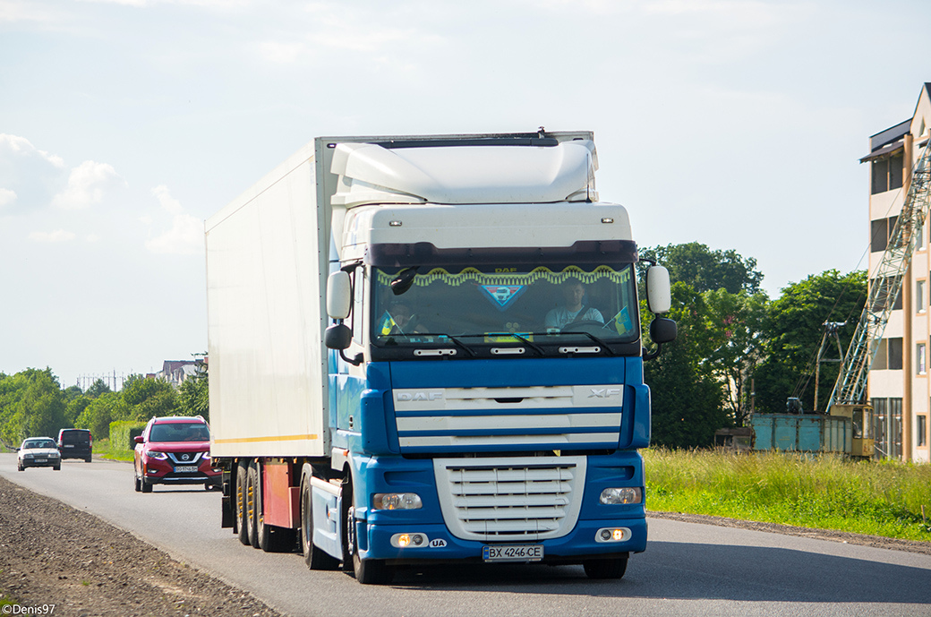 Хмельницкая область, № ВХ 4246 СЕ — DAF XF105 FT