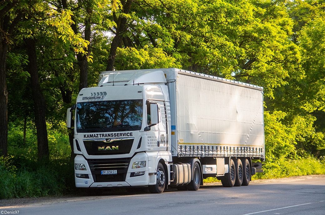 Ровненская область, № ВК 2256 СІ — MAN TGX ('2016) 18.460