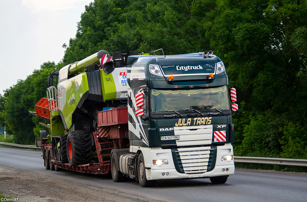 Черкасская область, № СА 5471 ВК — DAF XF105 FT