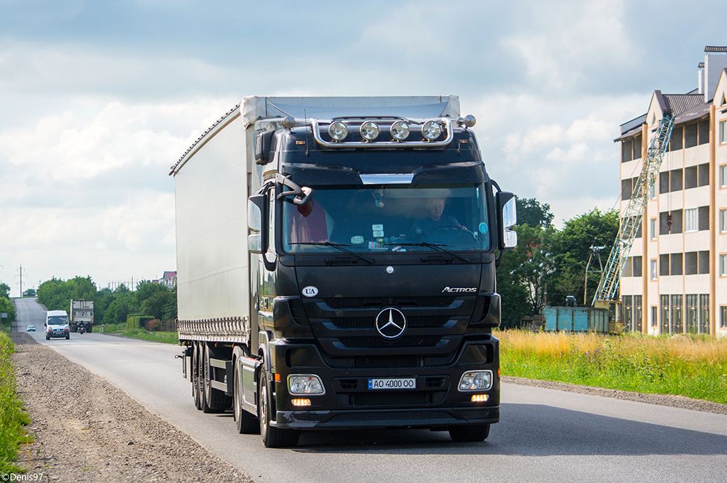 Закарпатская область, № АО 4000 ОО — Mercedes-Benz Actros ('2009) 1844