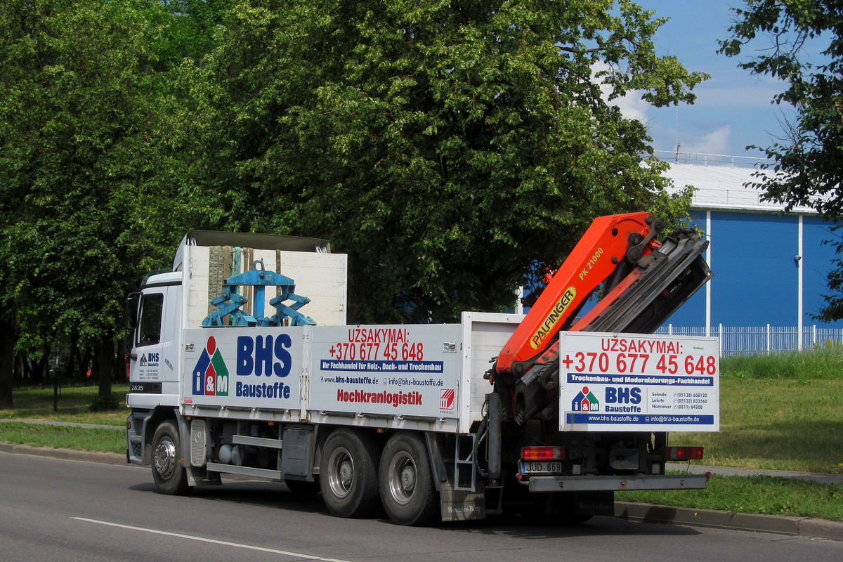 Литва, № JUD 669 — Mercedes-Benz Actros ('1997) 2635