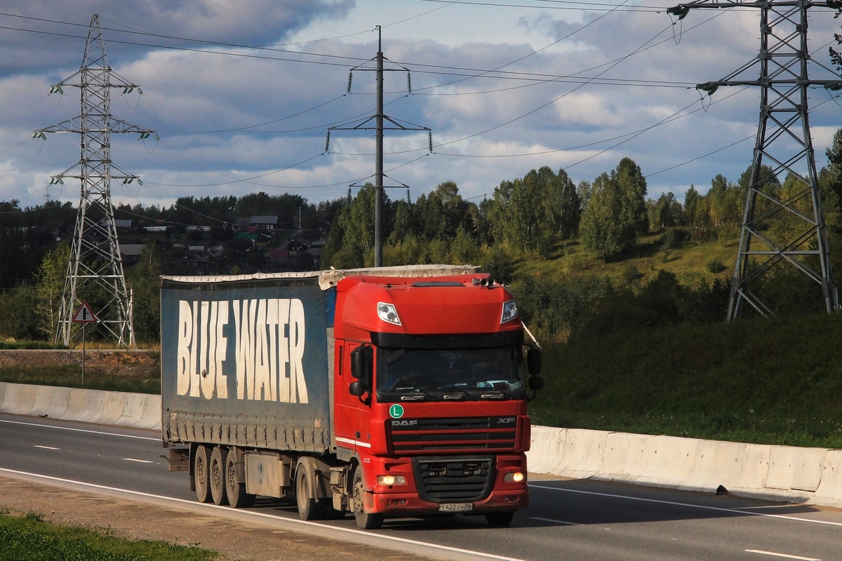 Свердловская область, № Т 422 СН 96 — DAF XF105 FT