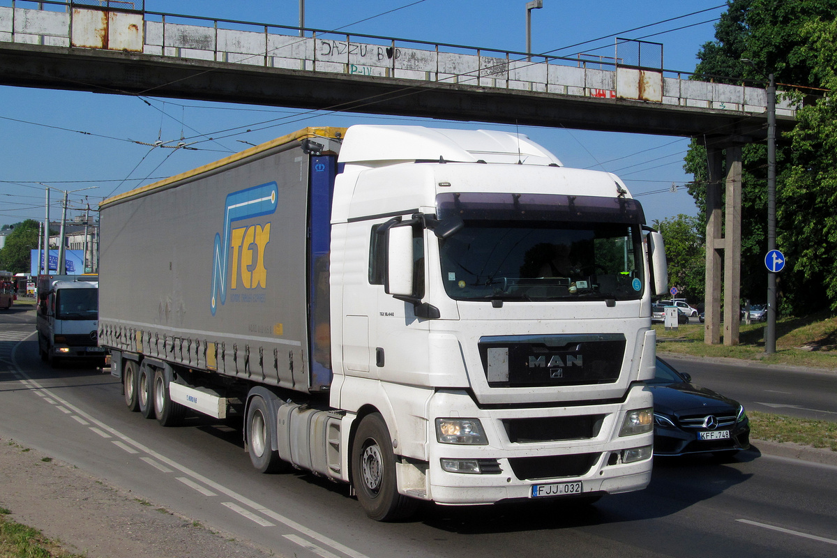 Литва, № FJJ 032 — MAN TGX ('2007) 18.440