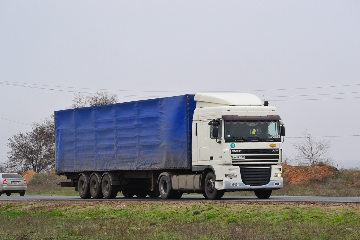 Донецкая область, № AH 4913 АТ — DAF XF95 FT