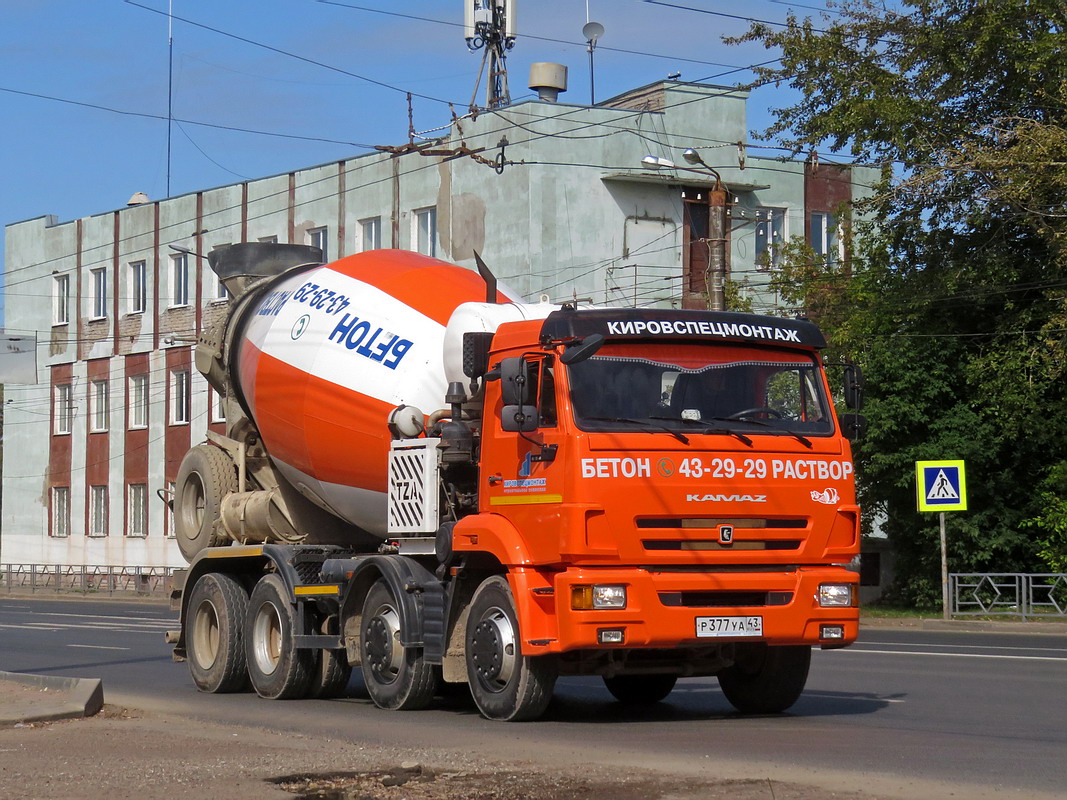 Кировская область, № Р 377 УА 43 — КамАЗ-6540-L4(19)