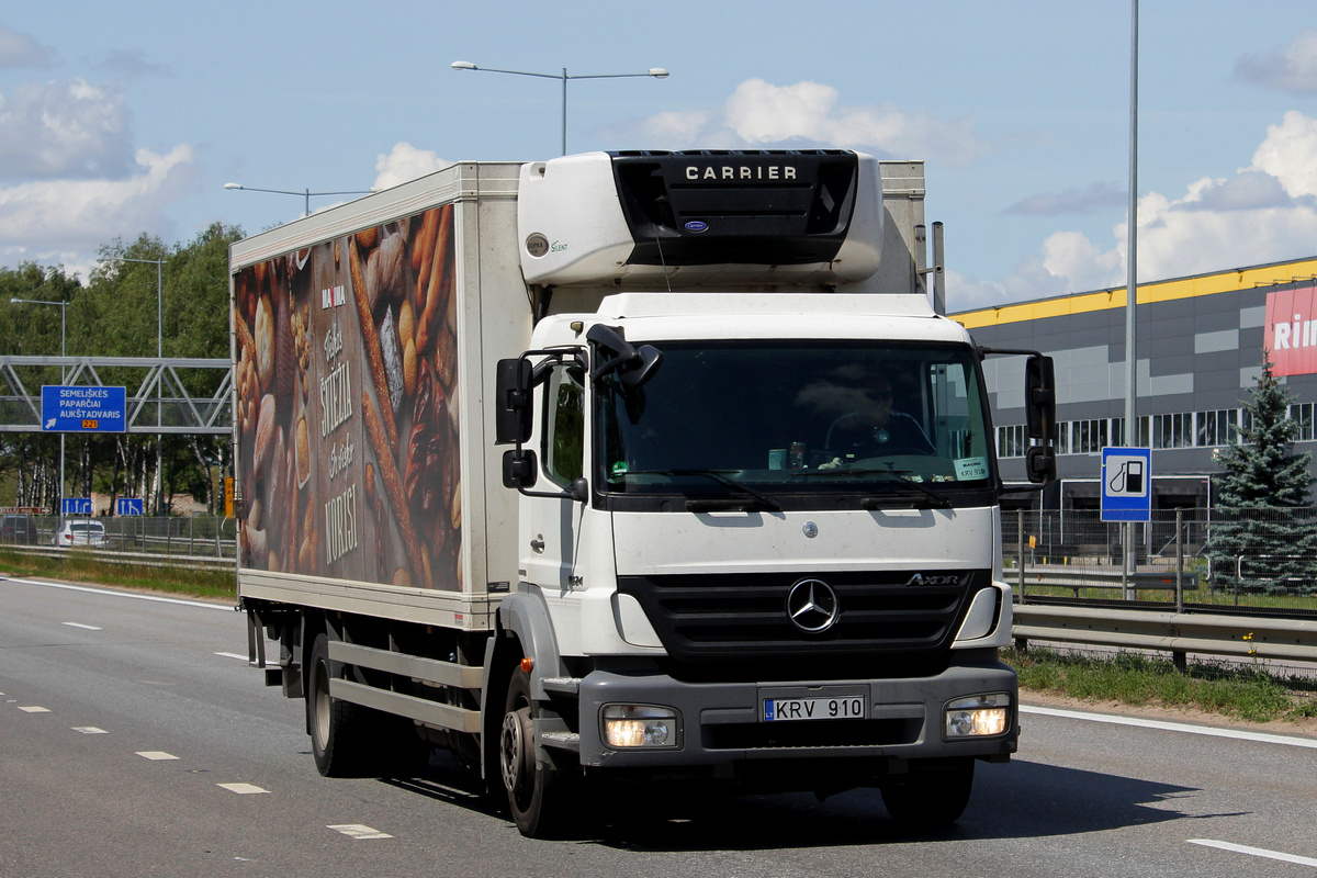 Литва, № KRV 910 — Mercedes-Benz Axor 1824