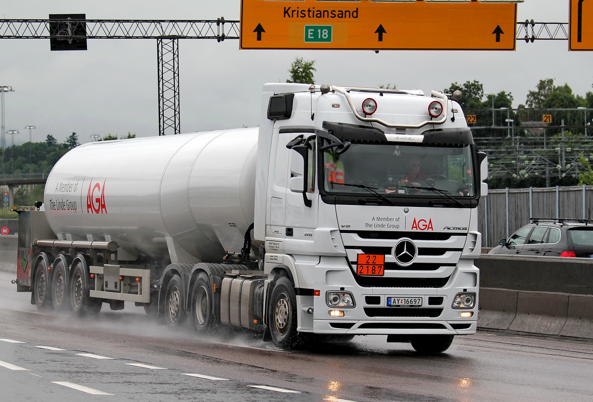 Норвегия, № AY 16697 — Mercedes-Benz Actros ('2009)