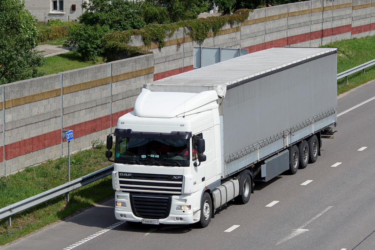 Брестская область, № АМ 8823-1 — DAF XF105 FT