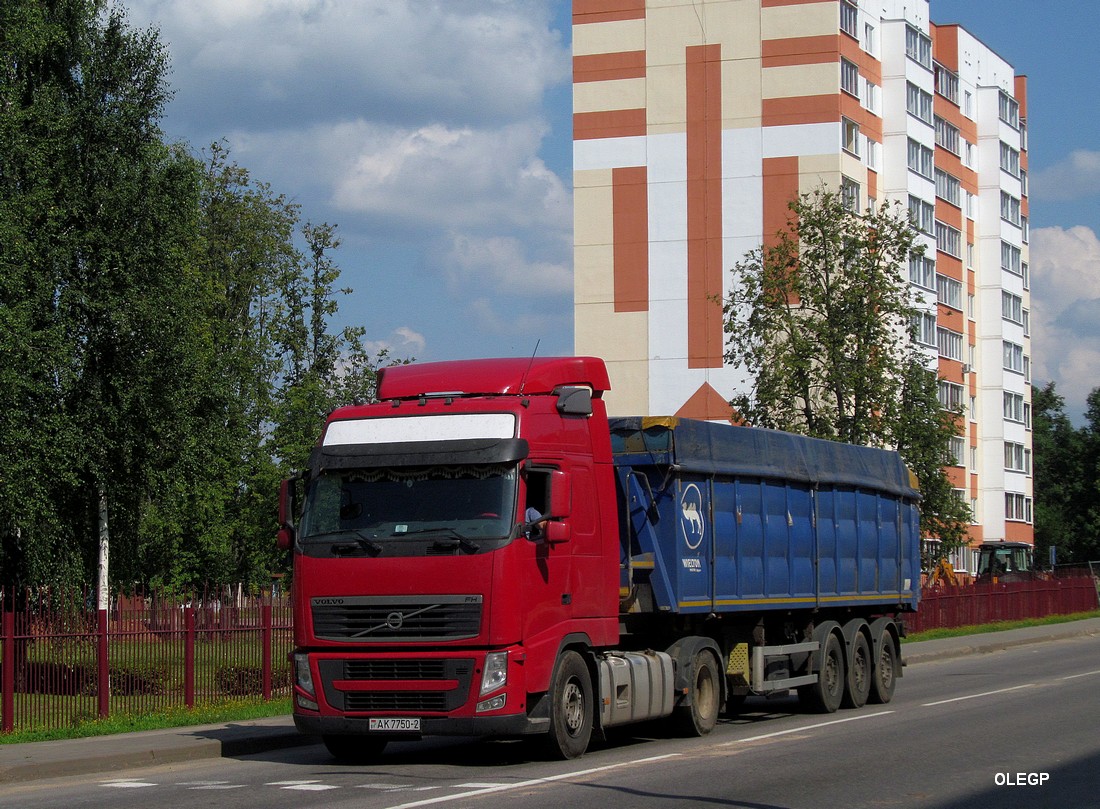 Витебская область, № АК 7750-2 — Volvo ('2008) FH-Series