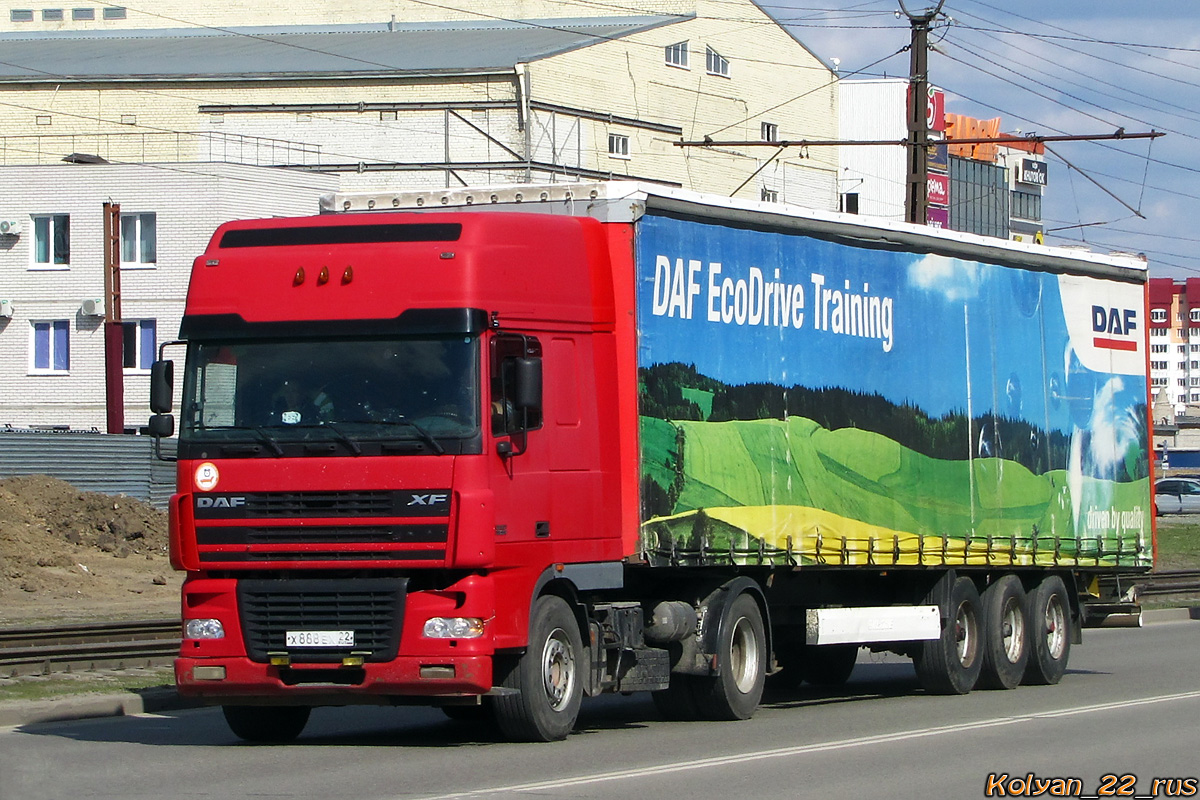 Алтайский край, № Х 888 ЕХ 22 — DAF XF95 FT