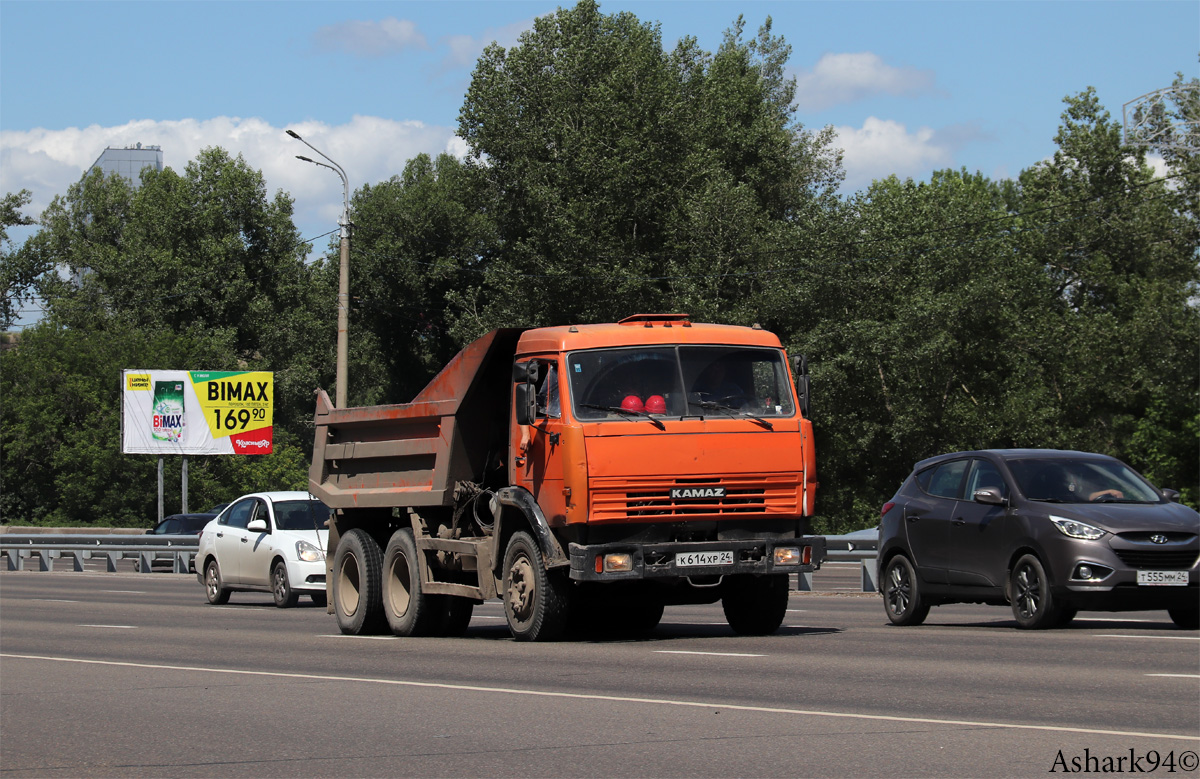 Красноярский край, № К 614 ХР 24 — КамАЗ-55111-15 [55111R]