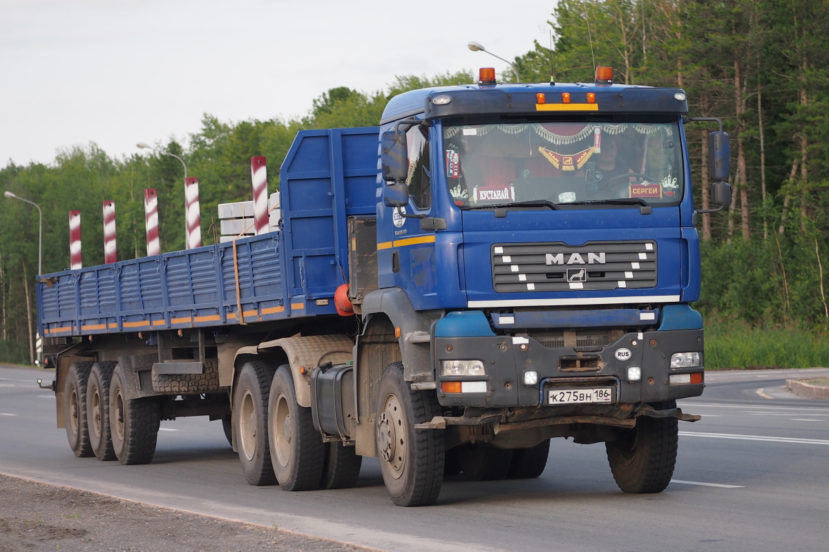 Ханты-Мансийский автоном.округ, № К 275 ВН 186 — MAN TGA (общая модель)