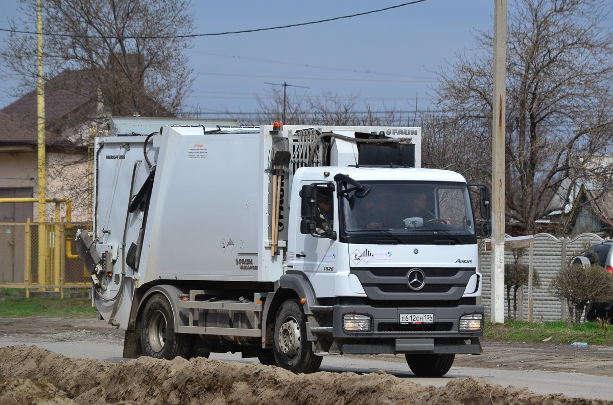 Волгоградская область, № Е 612 ОН 134 — Mercedes-Benz Axor 1826 [Z9M]