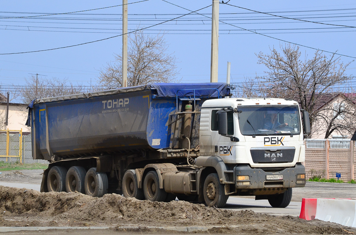 Волгоградская область, № У 440 ВО 178 — MAN TGS ('2007) 33.440