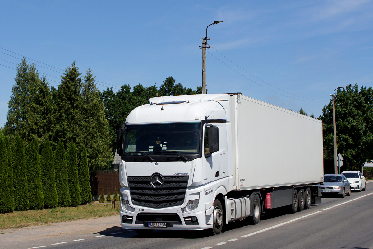 Сербия, № BG 976-UD — Mercedes-Benz Actros ('2011)