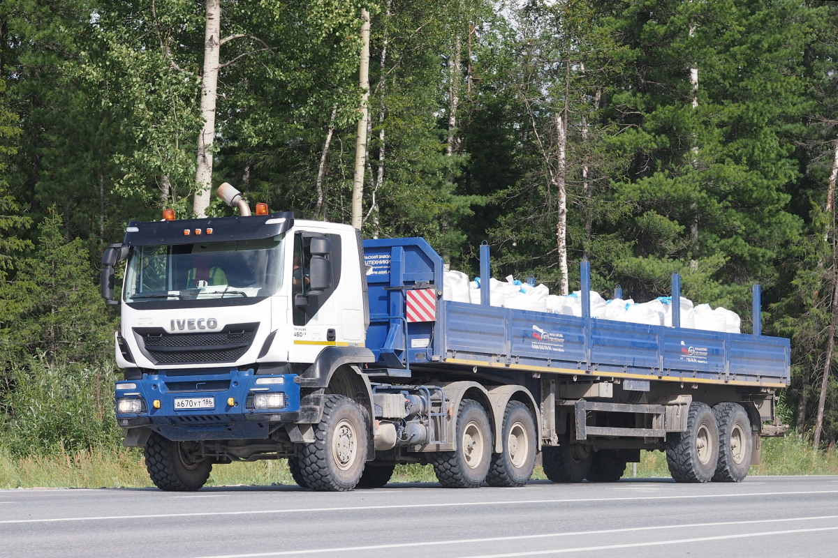 Ханты-Мансийский автоном.округ, № А 670 УТ 186 — IVECO-AMT Trakker ('2013)