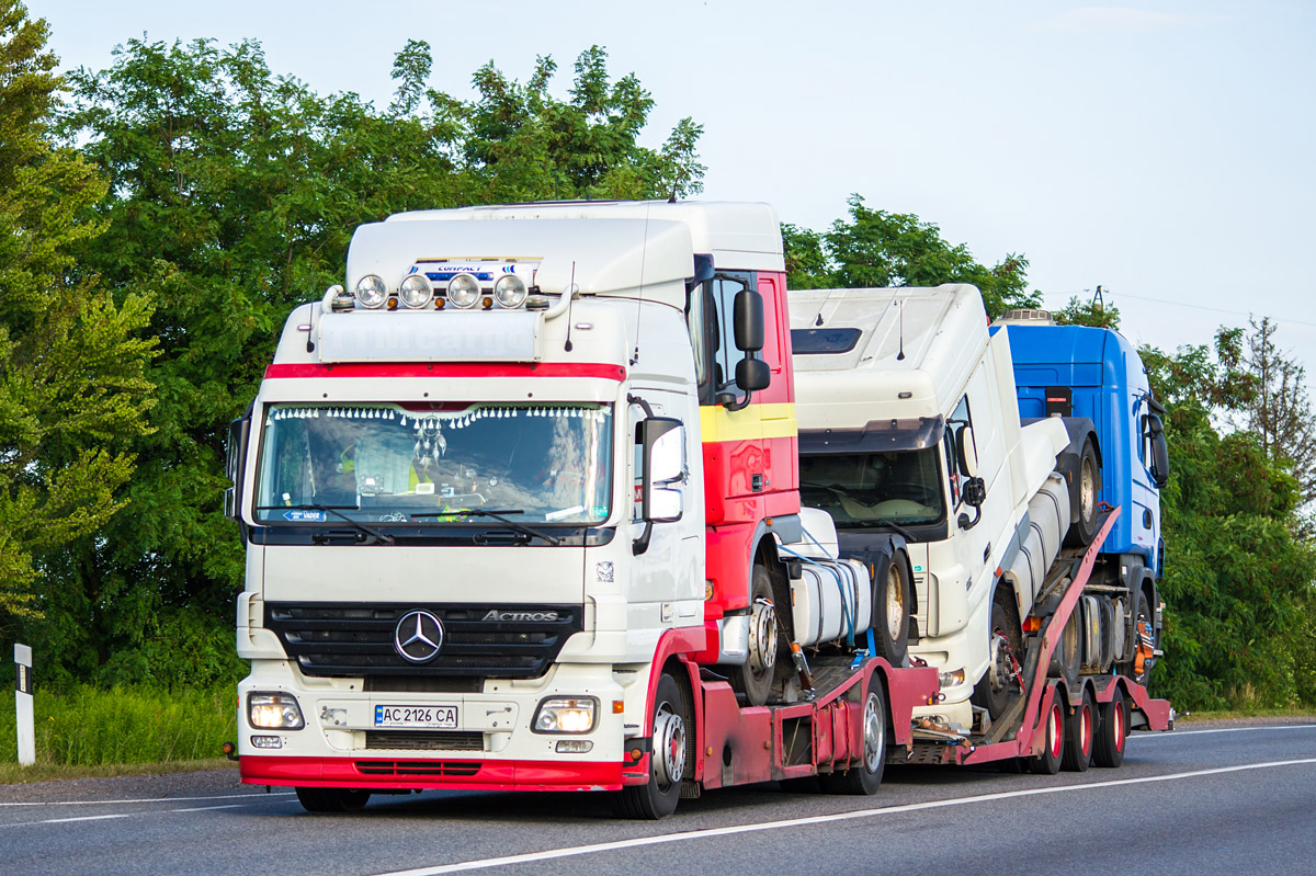 Волынская область, № АС 2126 СА — Mercedes-Benz Actros ('2003) 1846