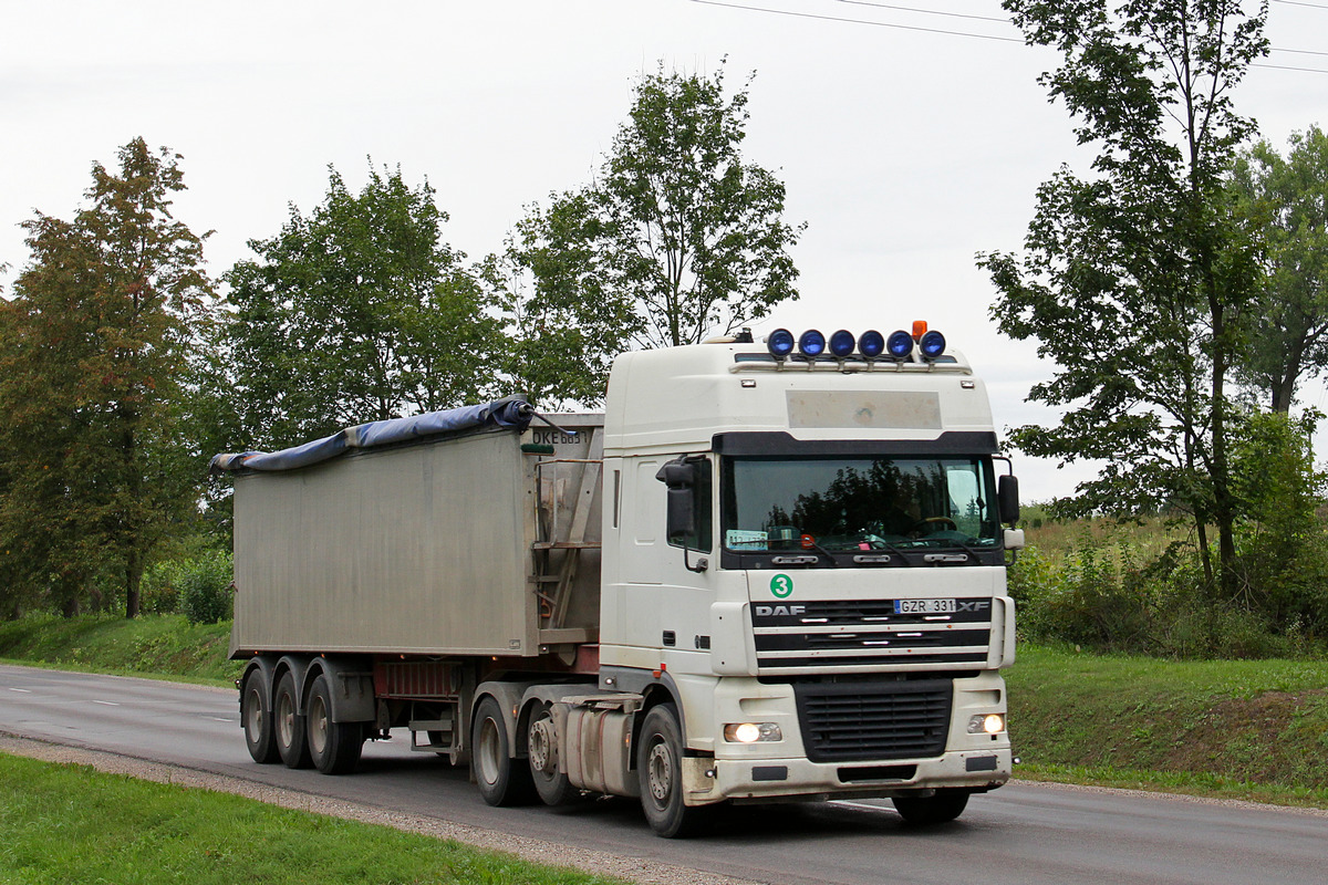 Литва, № GZR 331 — DAF XF95 FTG