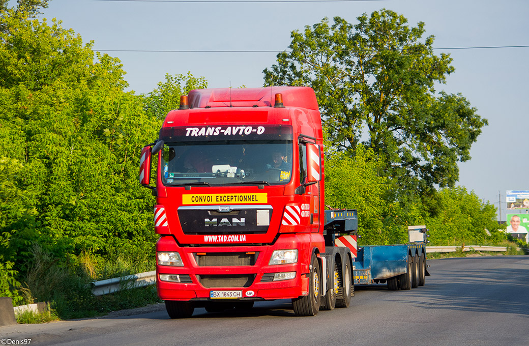 Хмельницкая область, № ВХ 1843 СН — MAN TGX ('2007) 26.480