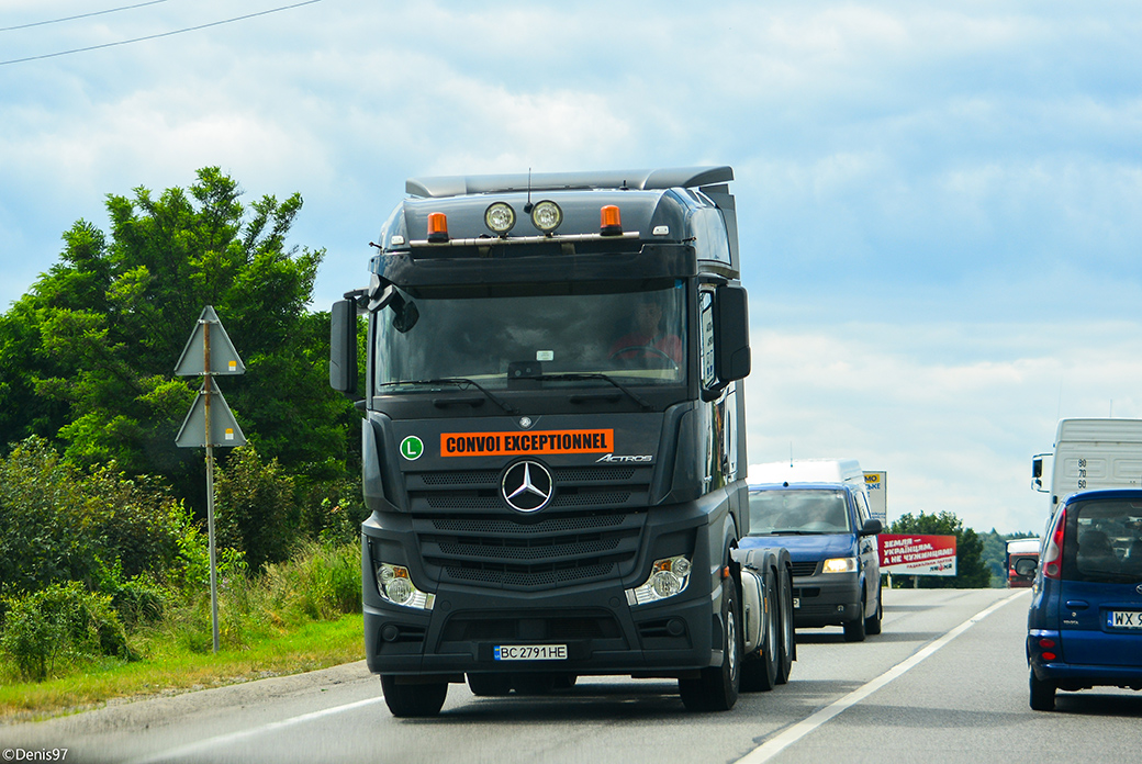 Львовская область, № ВС 2791 НЕ — Mercedes-Benz Actros ('2011)