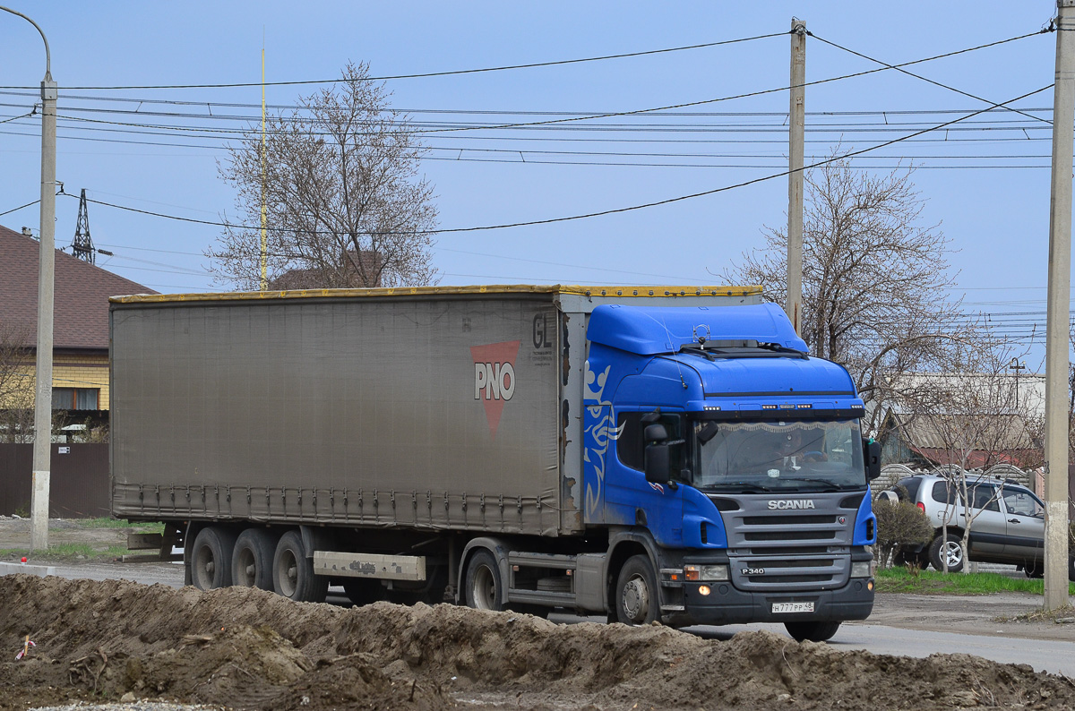 Липецкая область, № Н 777 РР 48 — Scania ('2011) P340