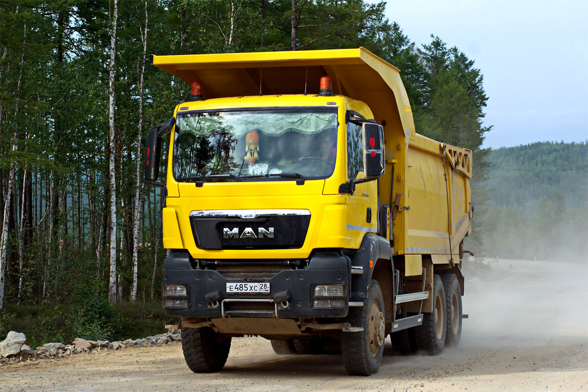 Амурская область, № Е 485 ХС 28 — MAN TGS ('2007) 40.480