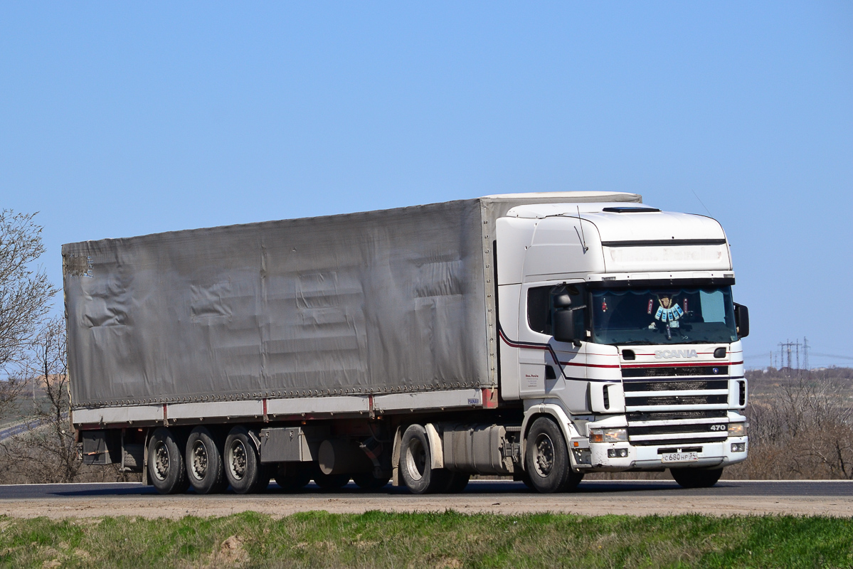 Волгоградская область, № С 680 НР 34 — Scania ('1996) R124L