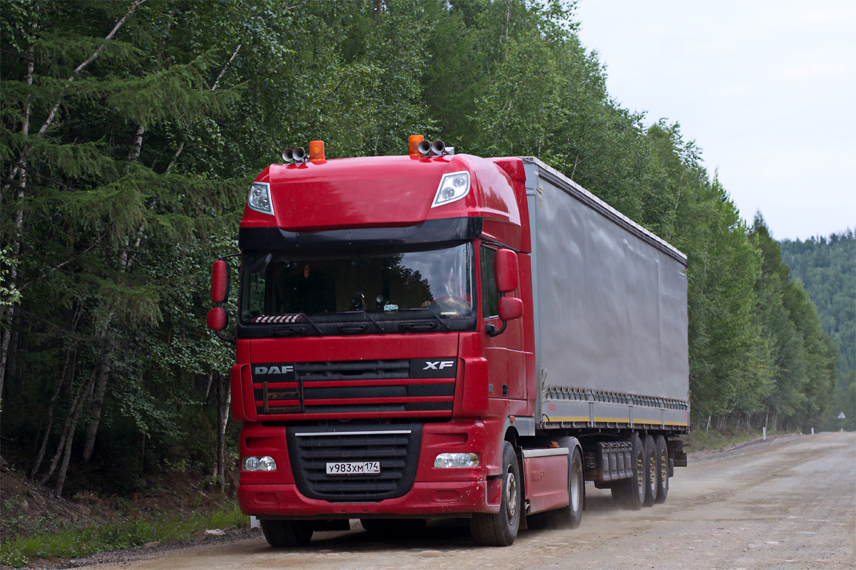 Саратовская область, № У 983 ХМ 174 — DAF XF105 FT