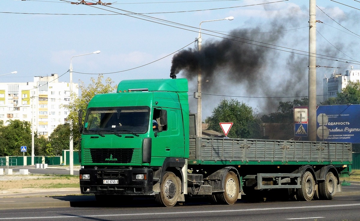 Гомельская область, № АЕ 6745-3 — МАЗ-5440 (общая модель)