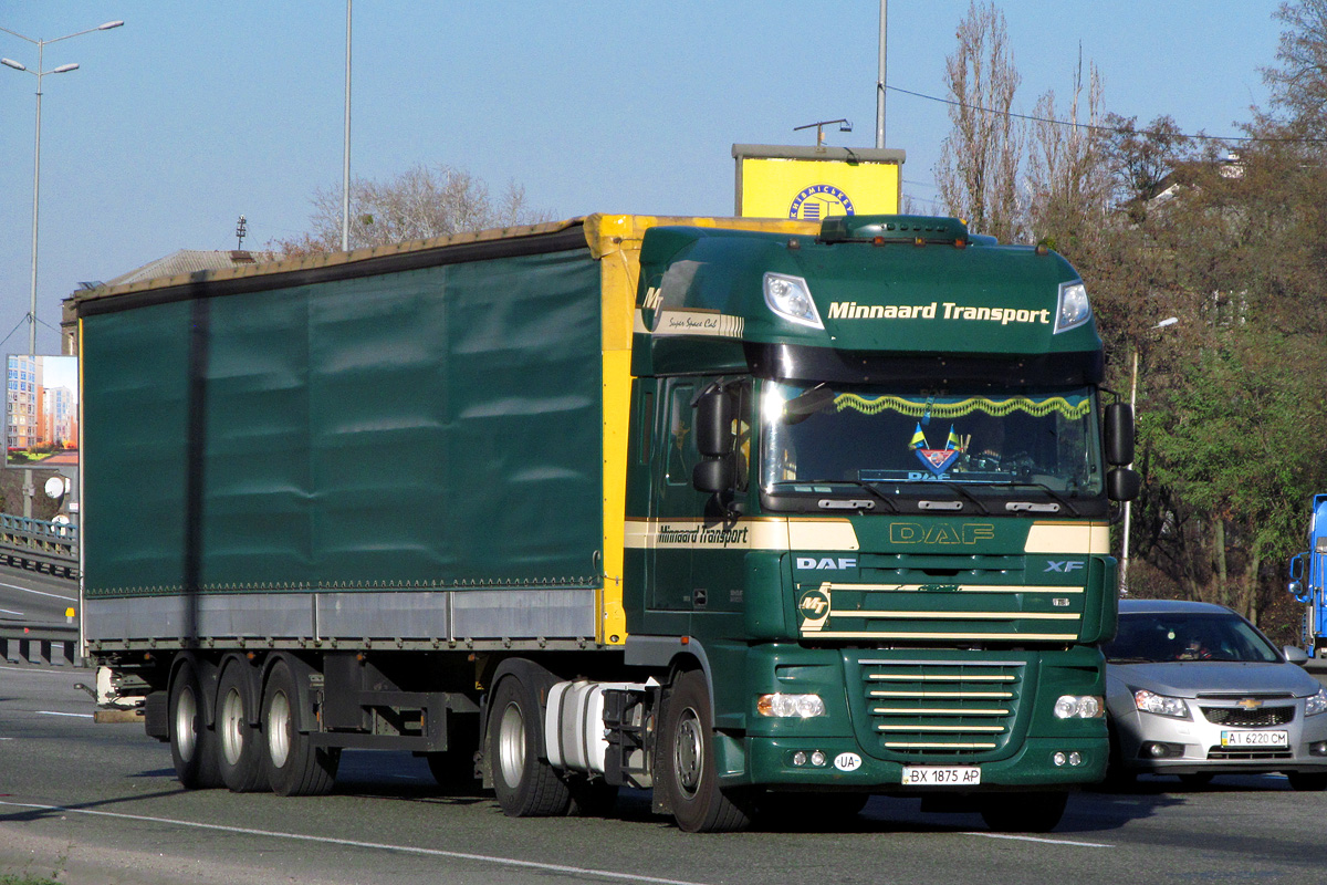 Хмельницкая область, № ВХ 1875 АР — DAF XF105 FT