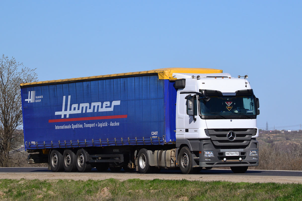 Нижегородская область, № М 674 КУ 152 — Mercedes-Benz Actros ('2009) 1841