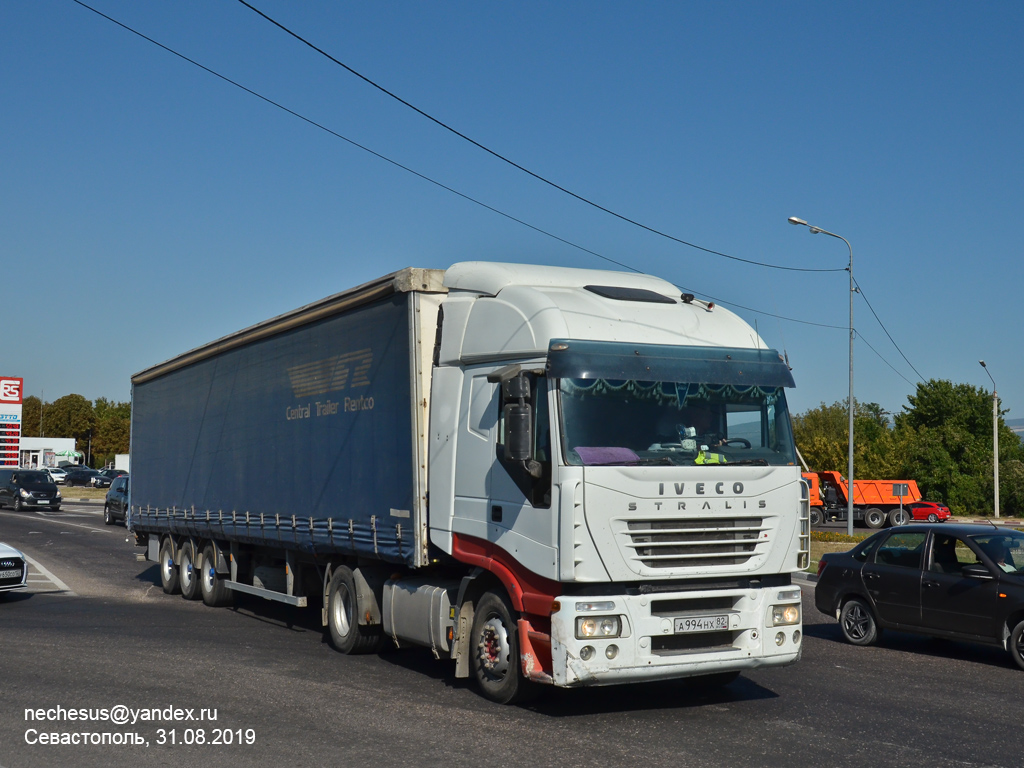 Крым, № А 994 НХ 82 — IVECO Stralis ('2002)