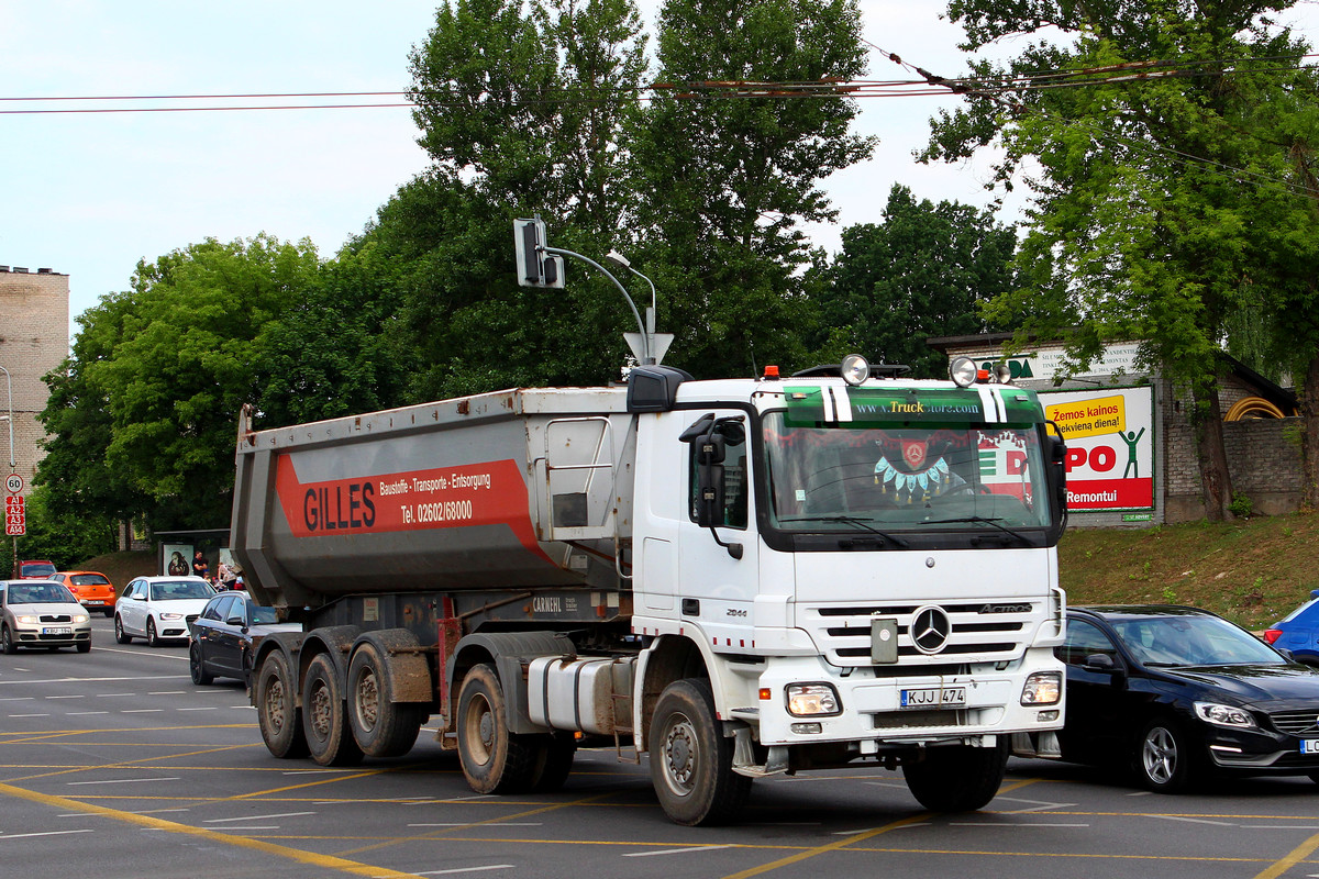 Литва, № KJJ 474 — Mercedes-Benz Actros ('2003)